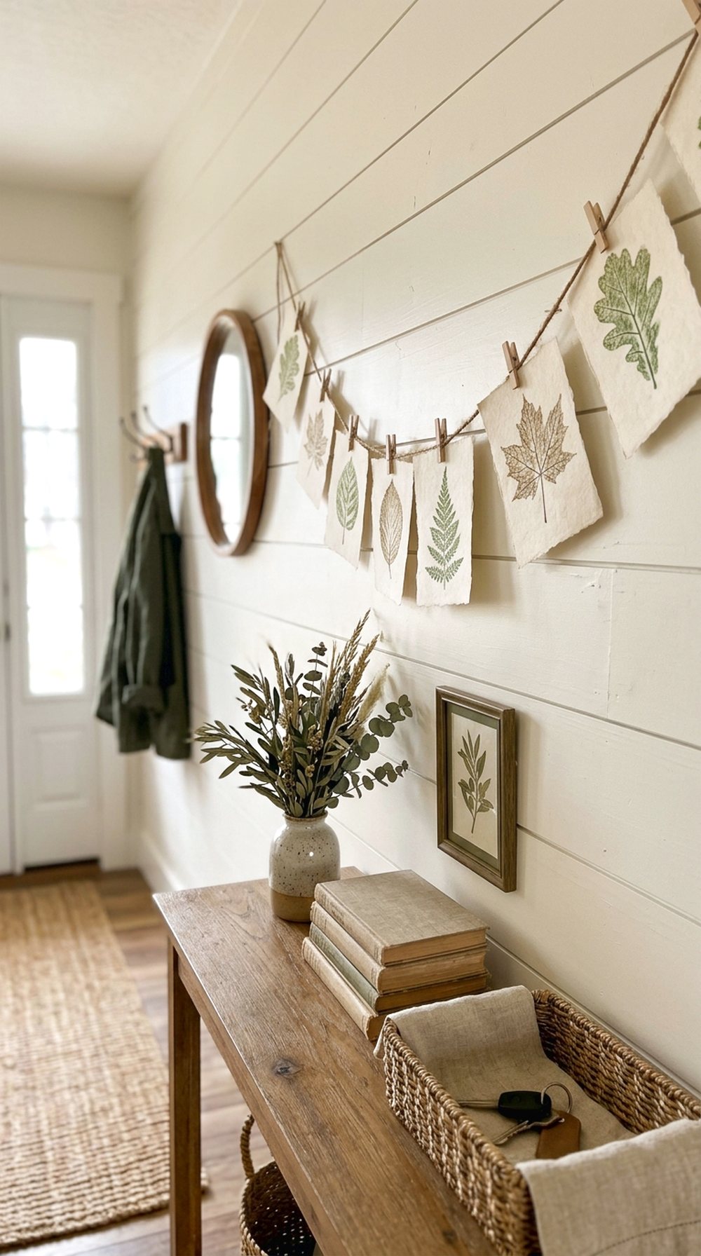 Leaf Rubbing Nature Banner