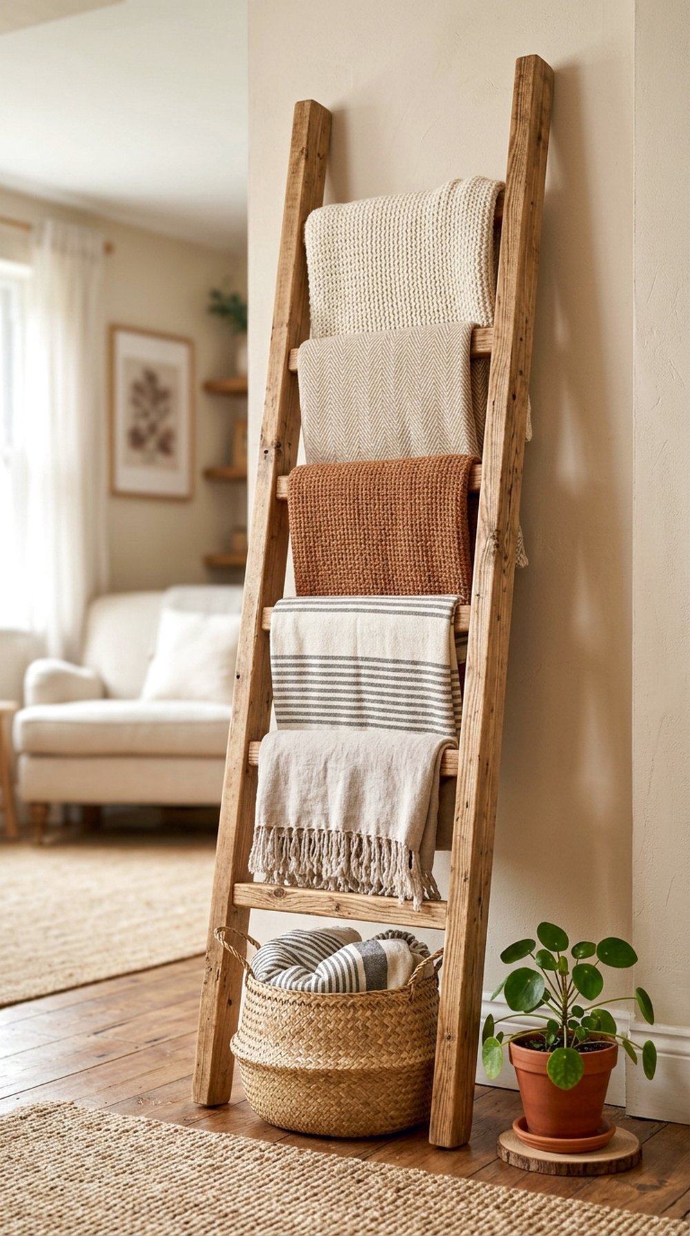 Leaning Blanket Ladder