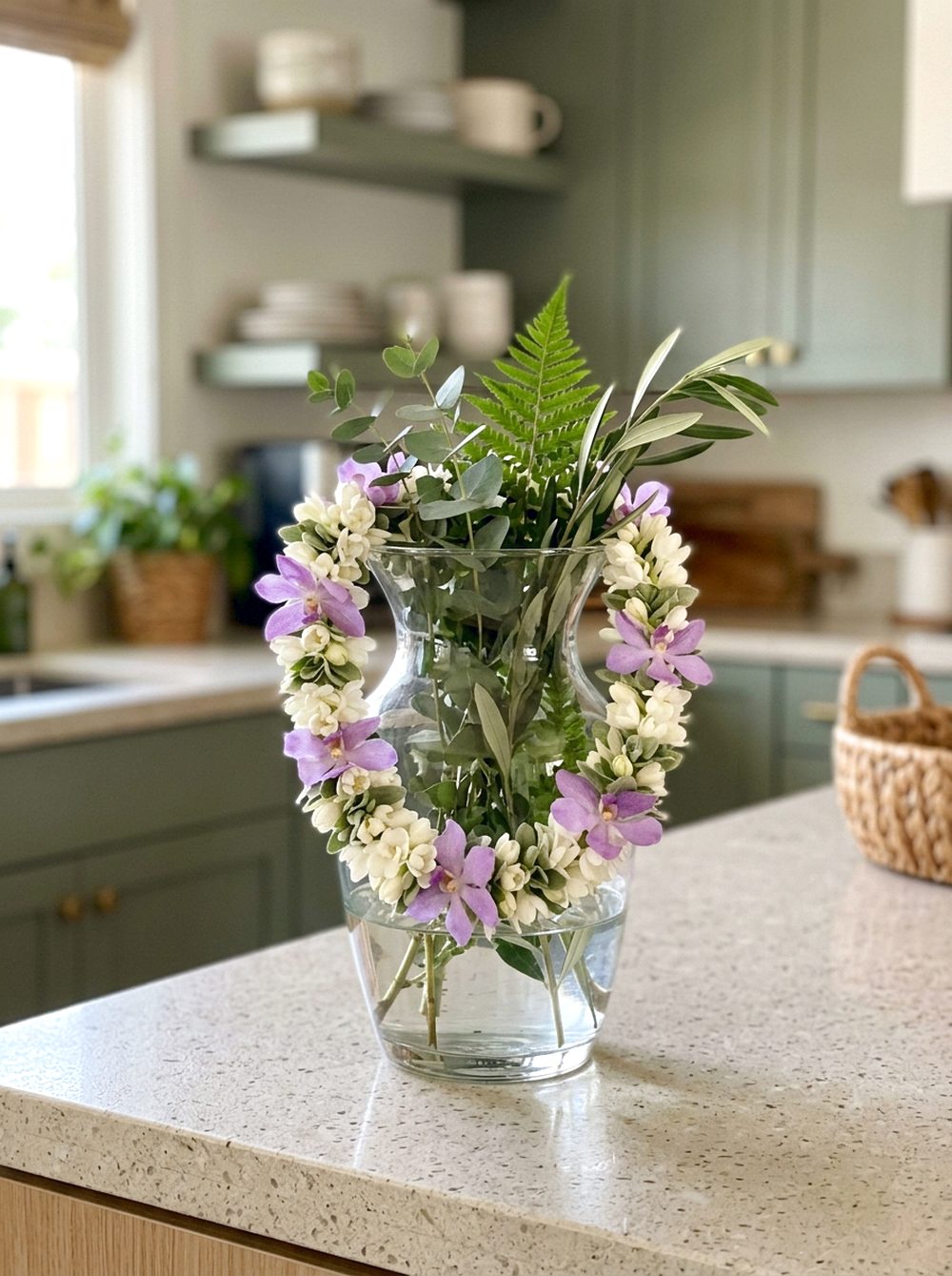 Lei Wrapped Around a Vase