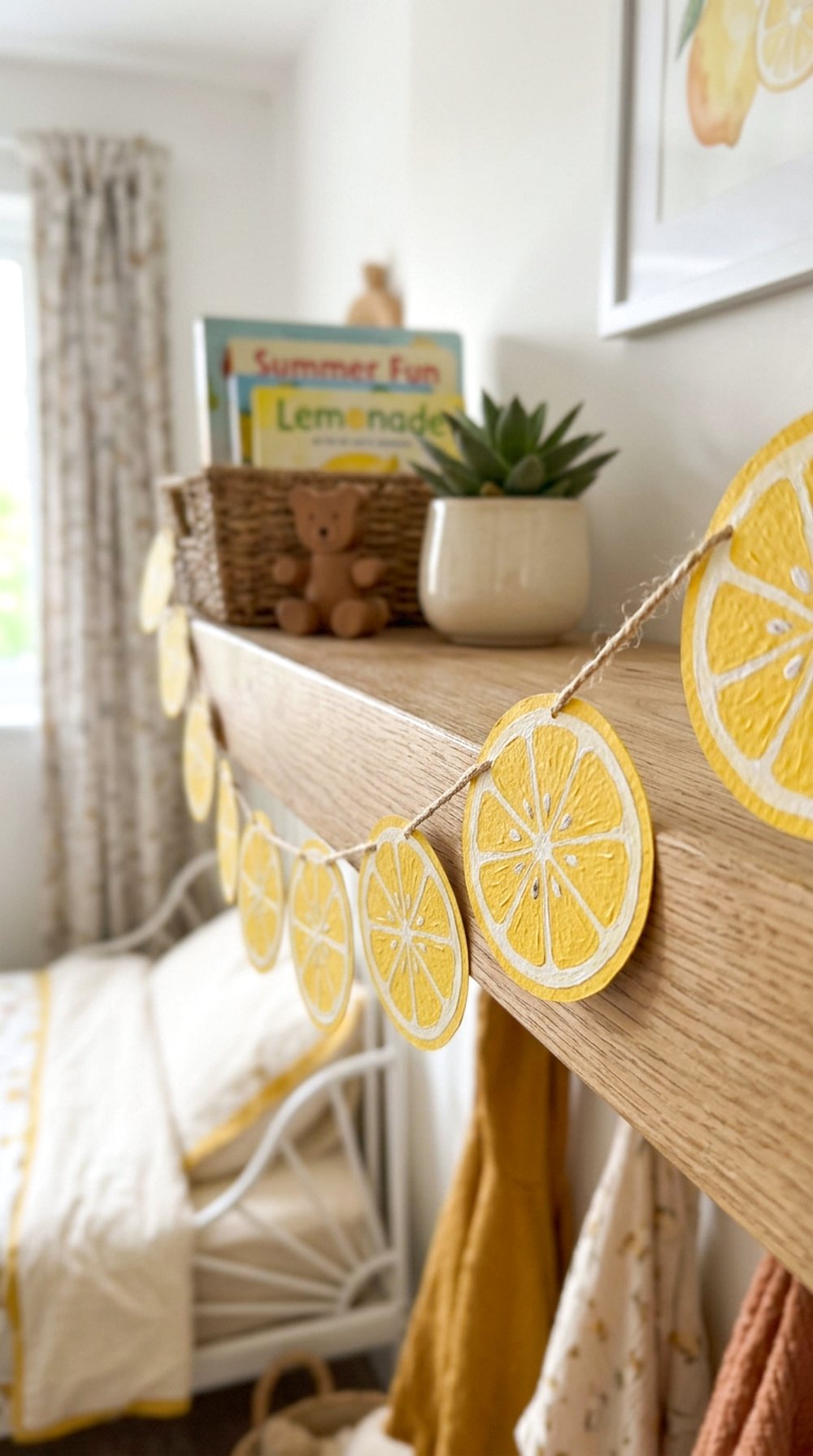 Lemon Slice Paper Garland
