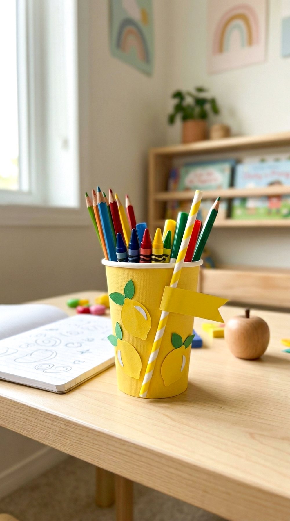 Lemonade Cup Pencil Holder