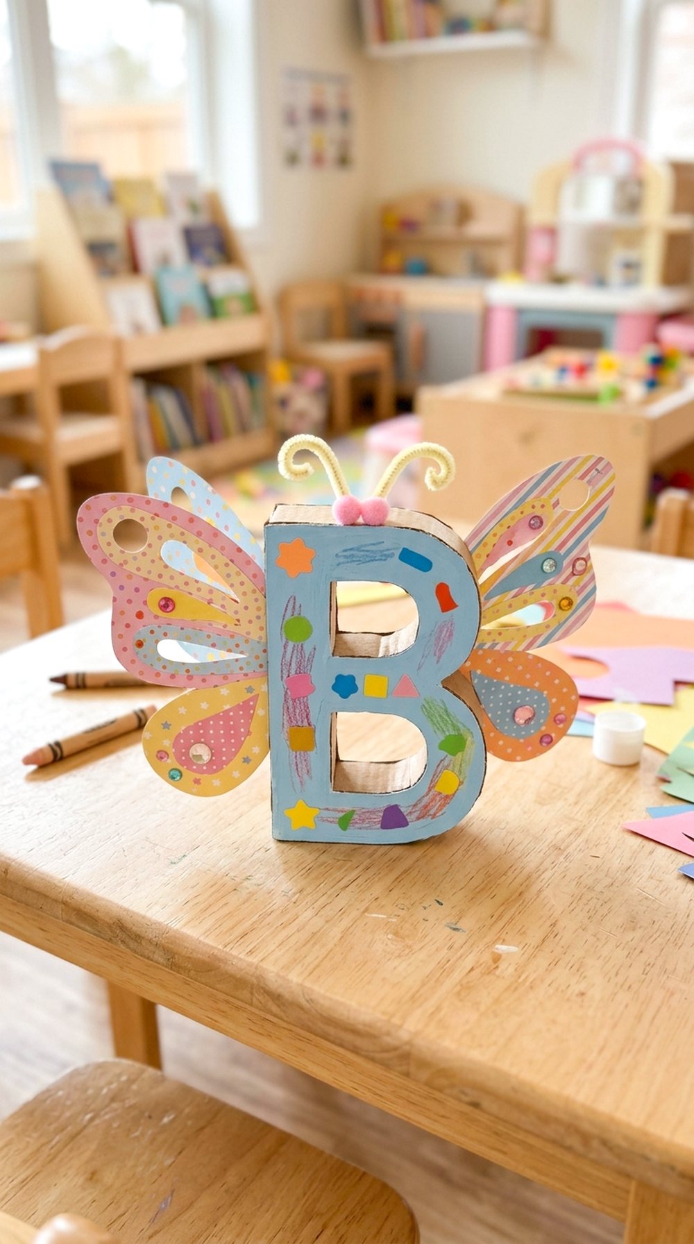 Letter B Butterfly Craft