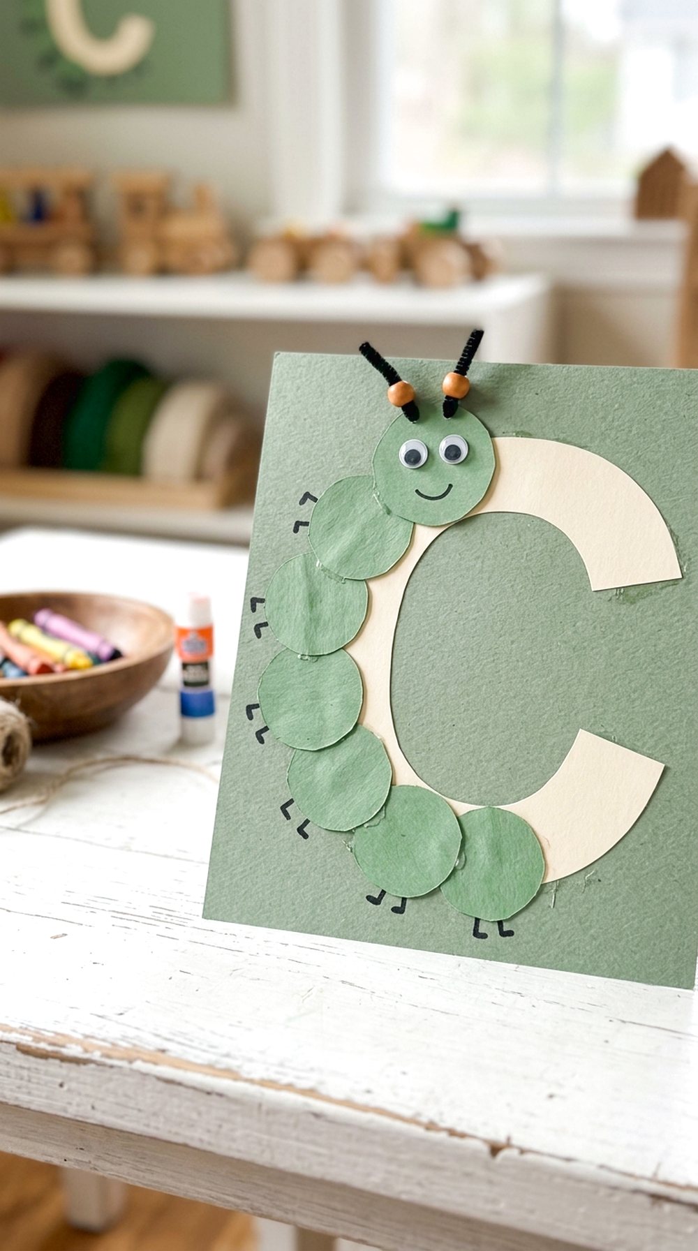 Letter C Caterpillar Craft