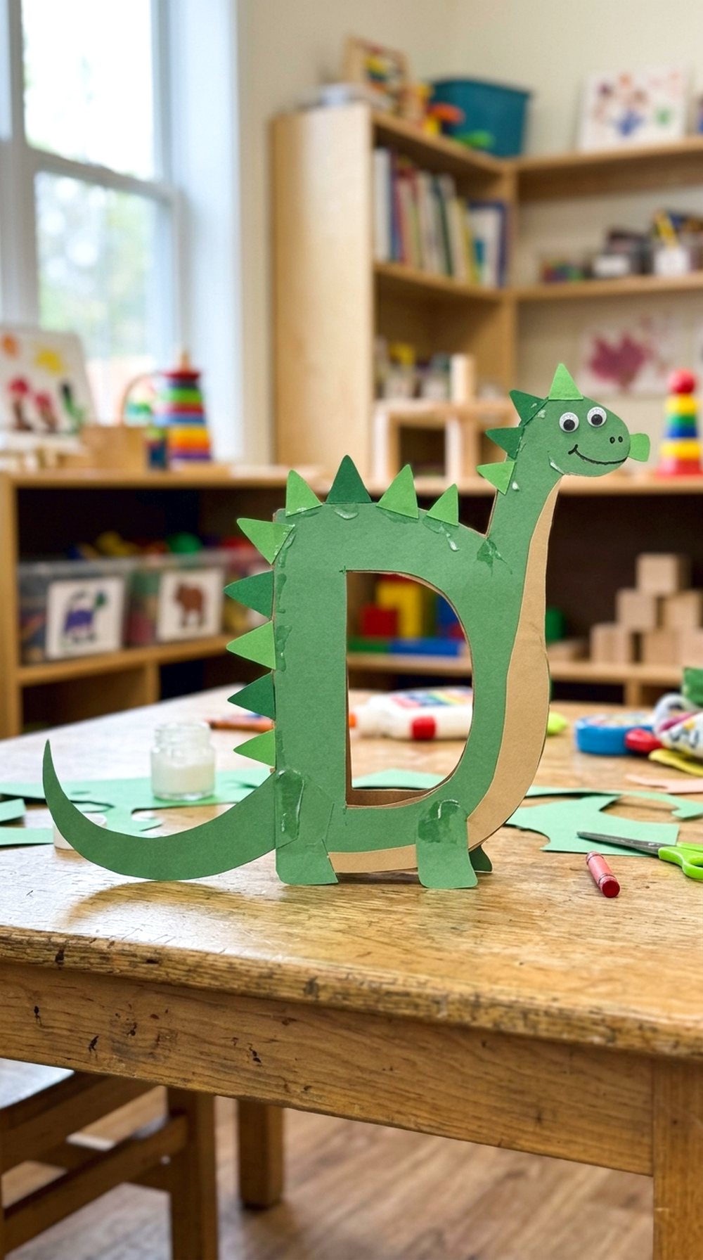 Letter D Dinosaur Craft
