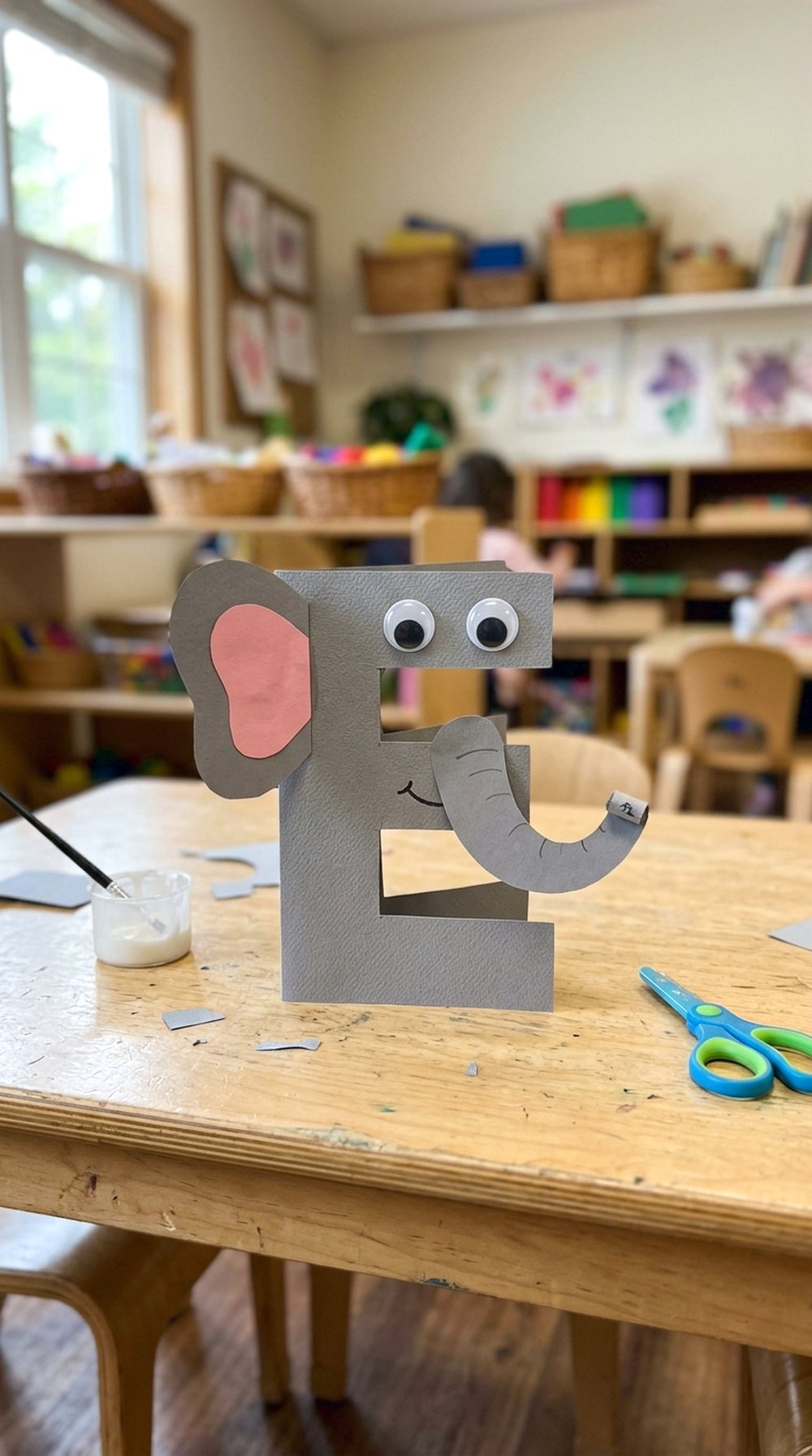 Letter E Elephant Craft
