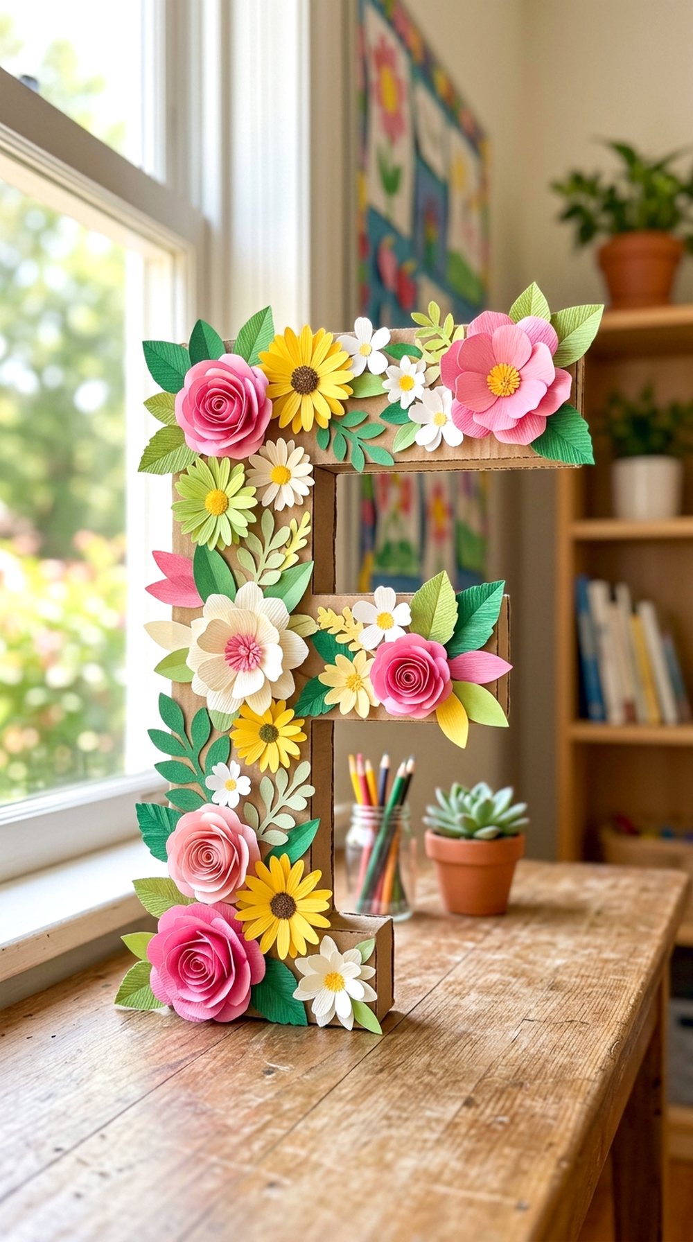 Letter F Flower Craft