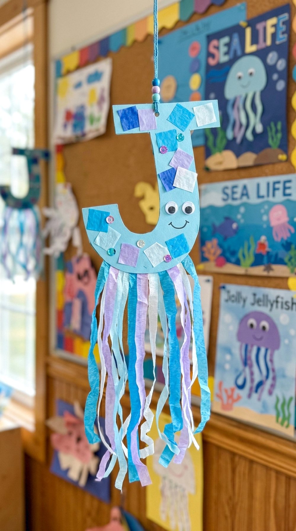 Letter J Jellyfish Craft