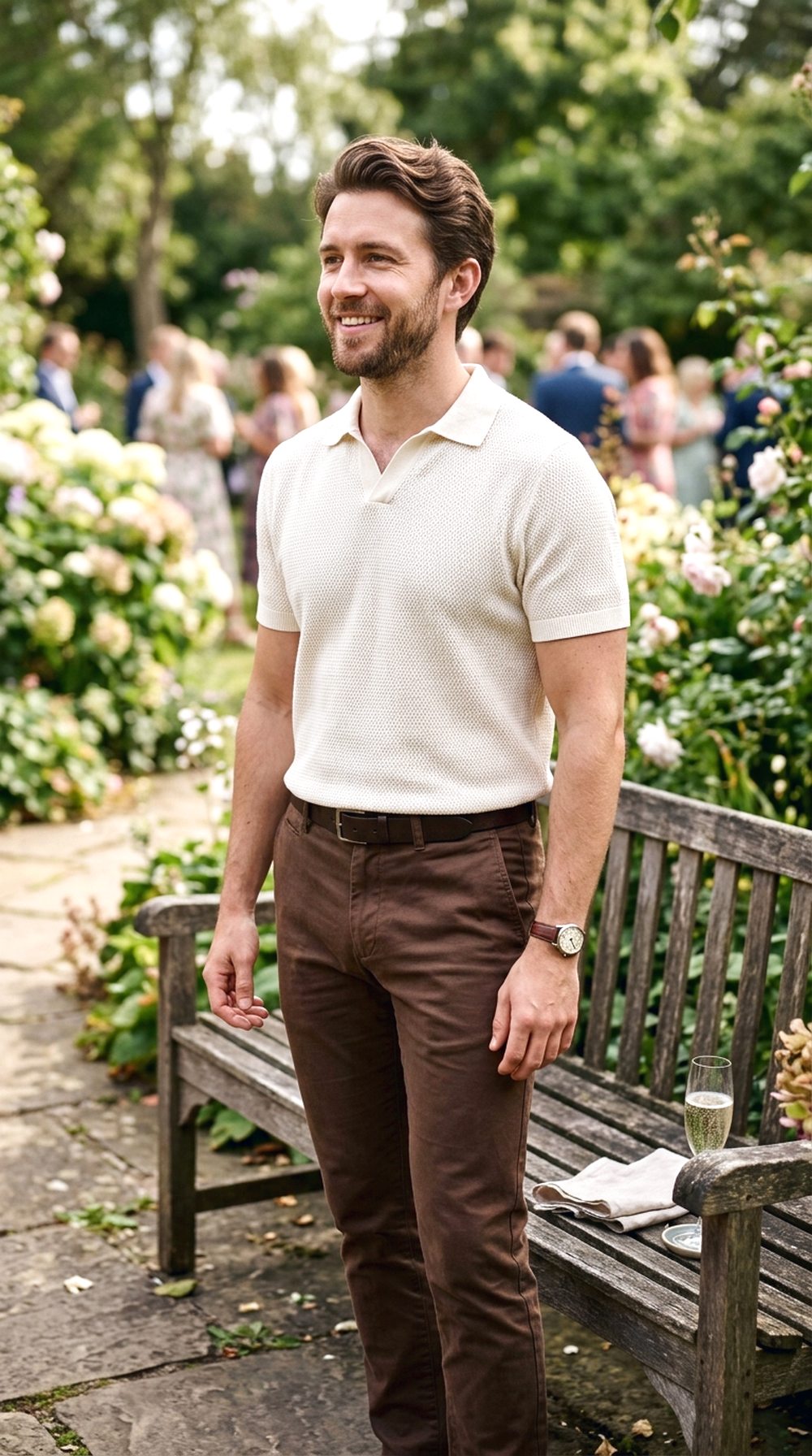 Lightweight Knit With Trousers