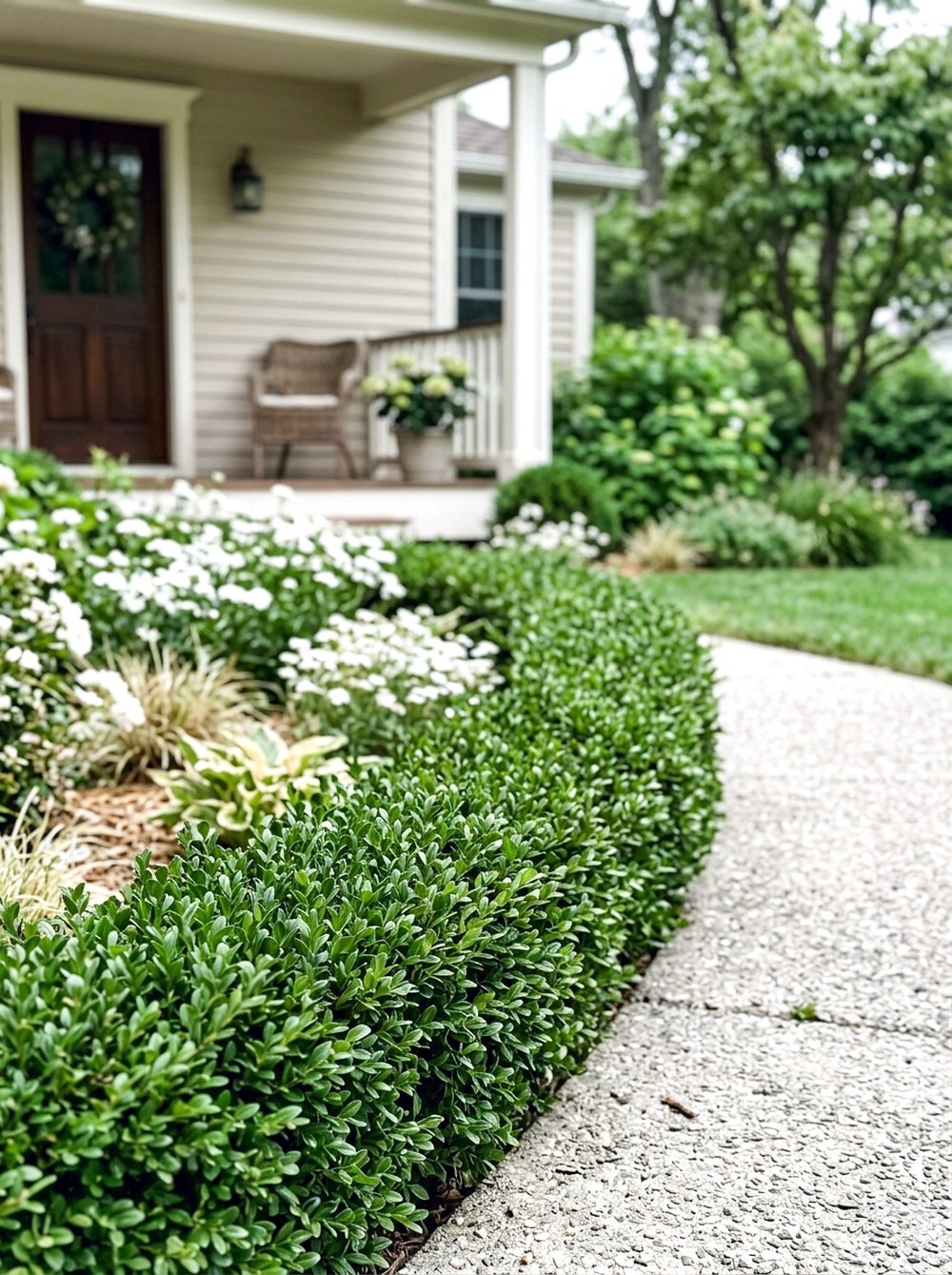 Low Boxwood Border