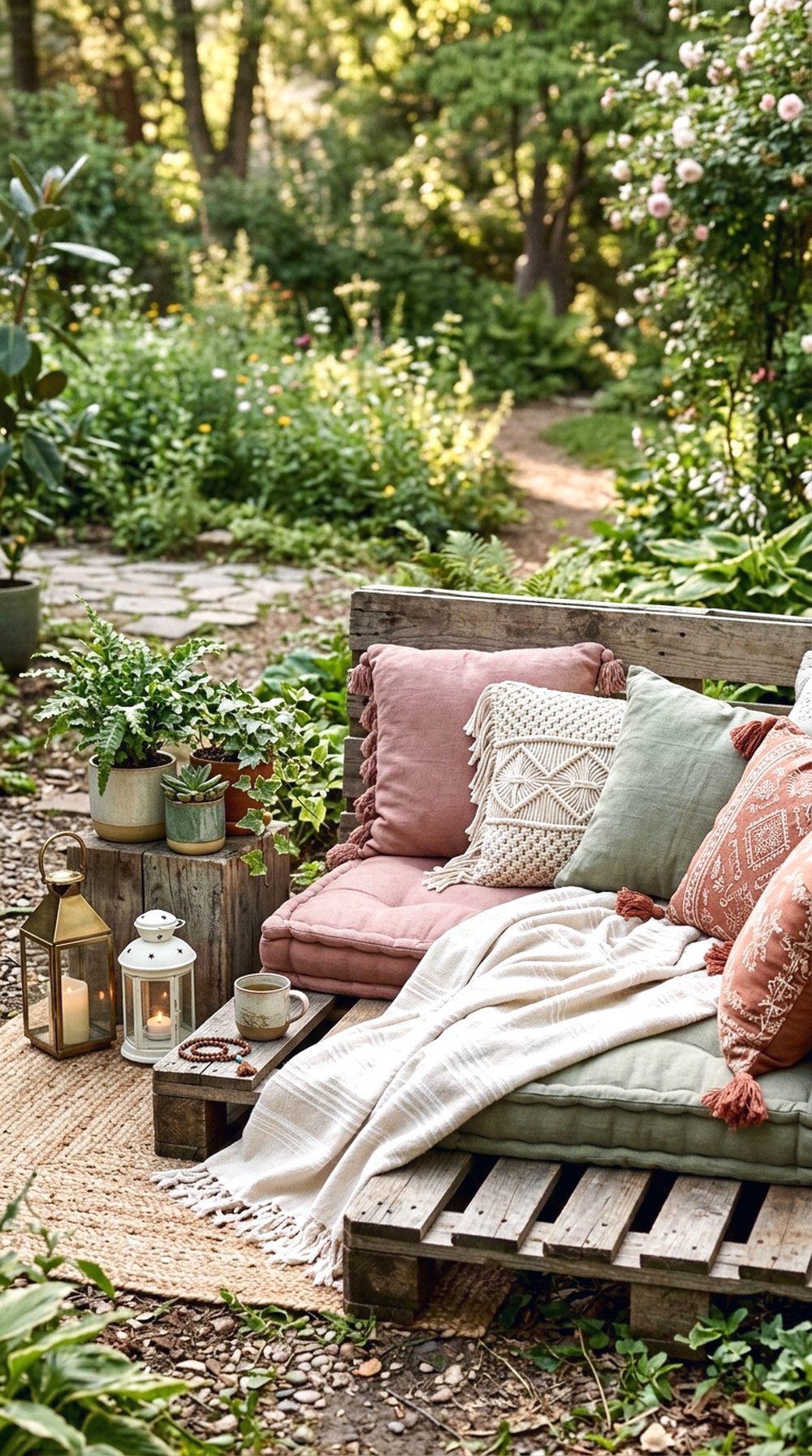 Low Pallet Meditation Nook