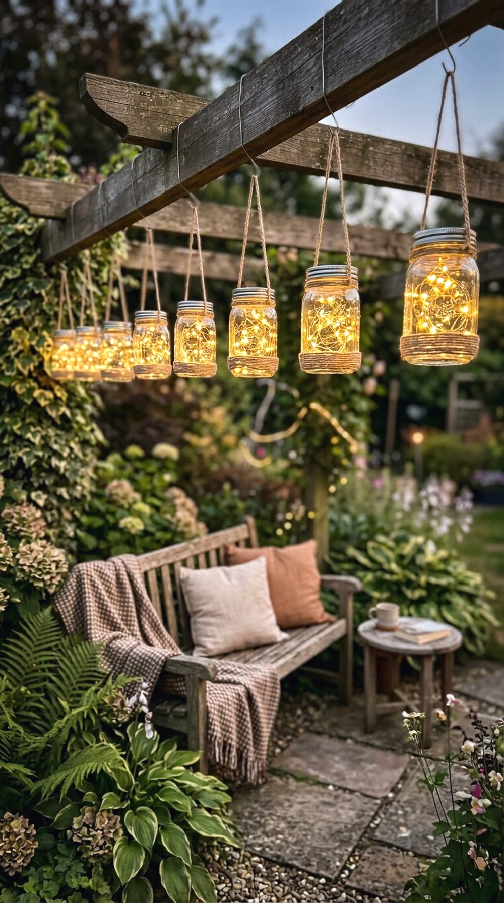 Mason Jar Garden Lights