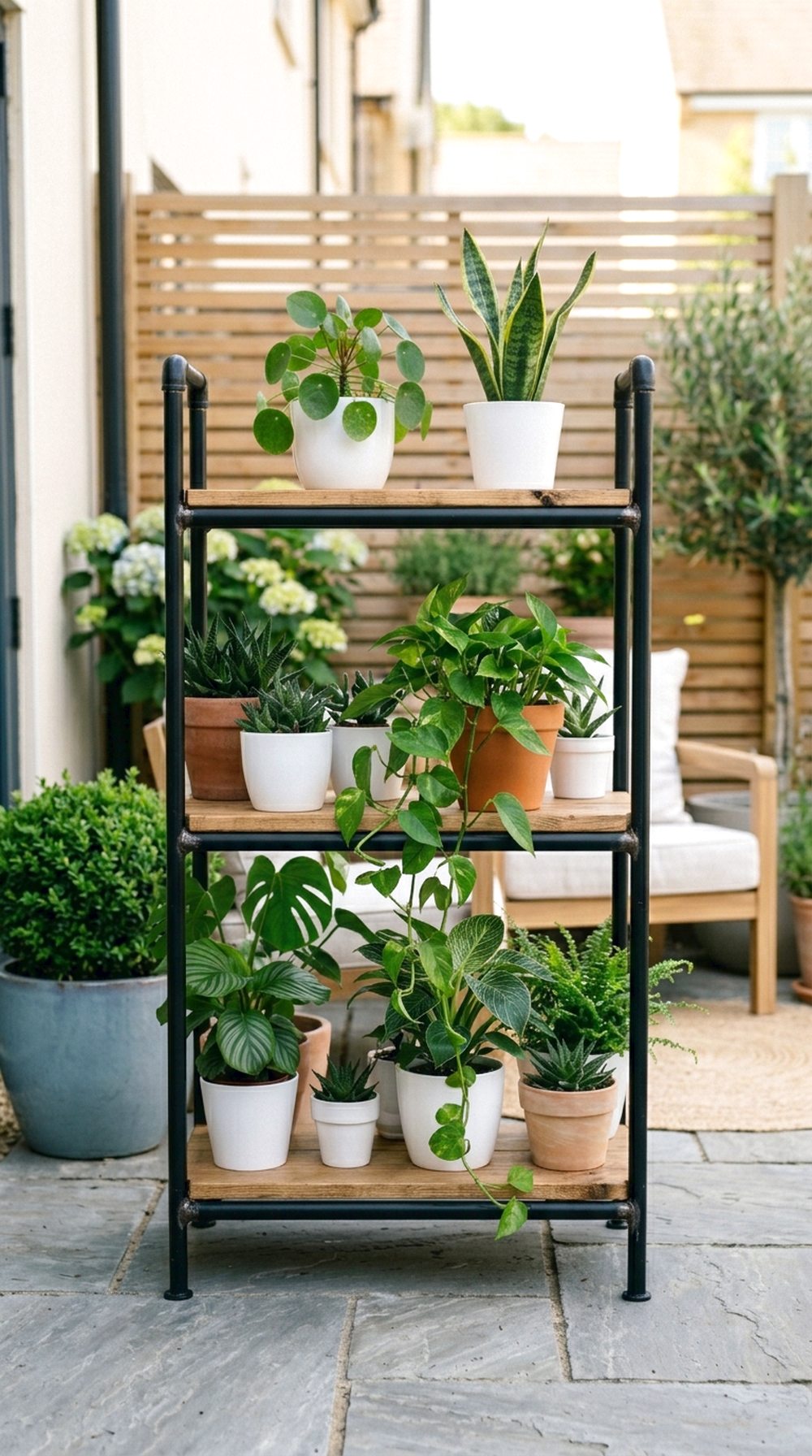 Metal Rack Plant Shelf