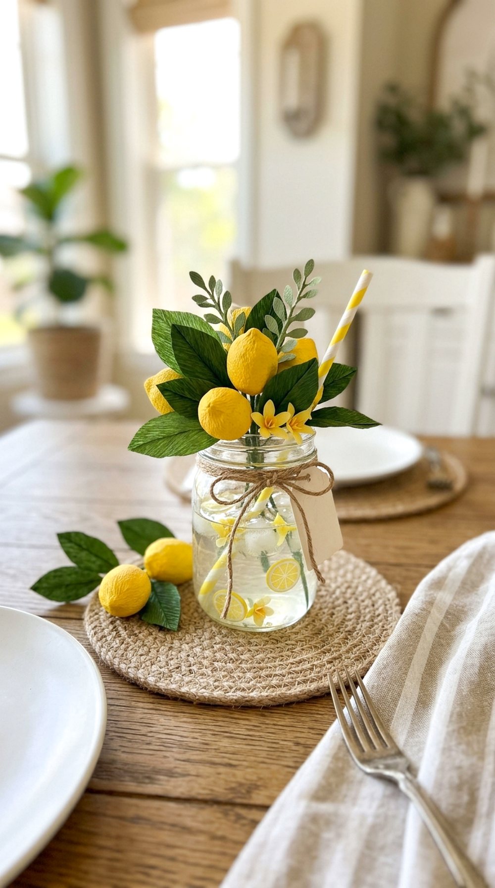 Mini Lemonade Table Centerpiece