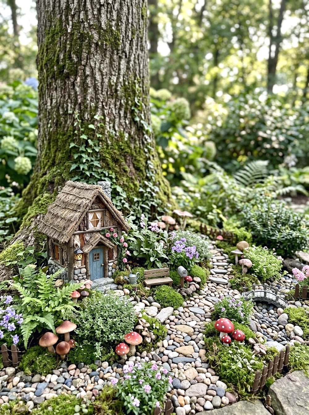 Mini Stone Path Fairy Garden
