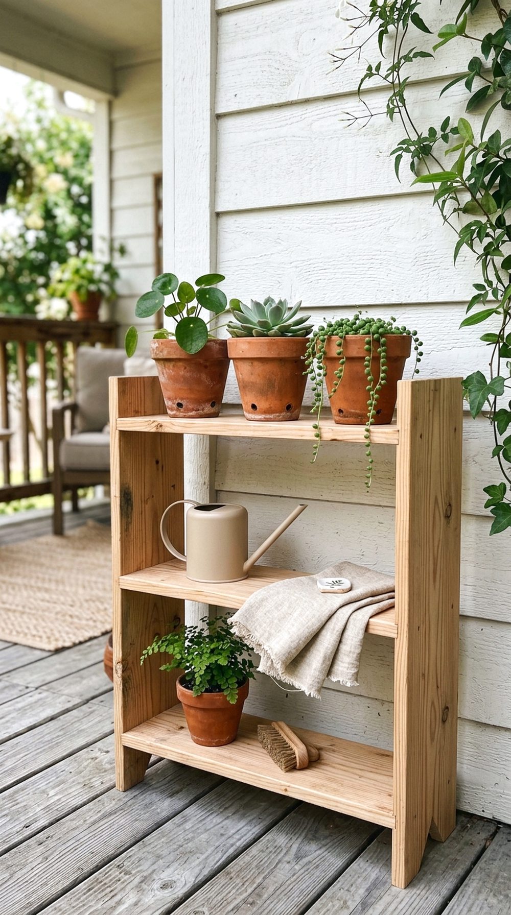Minimal Garden Shelf