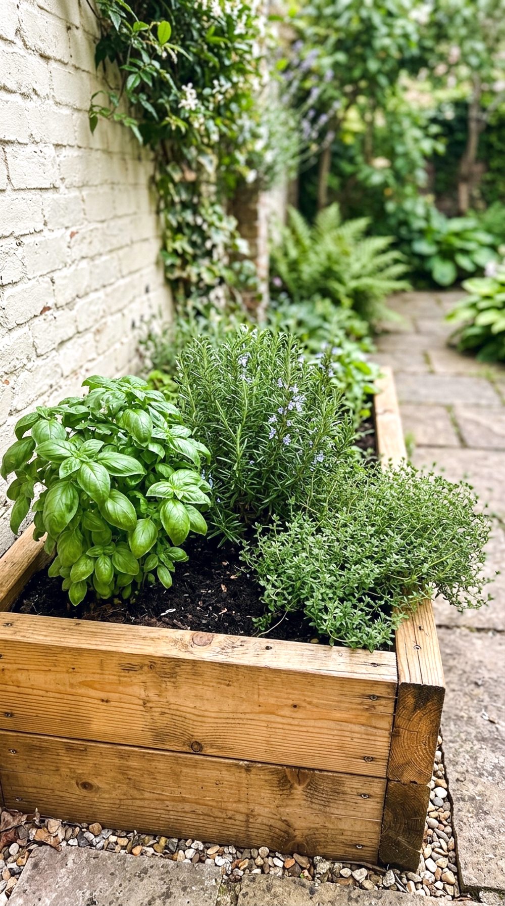 Minimal Raised Herb Bed