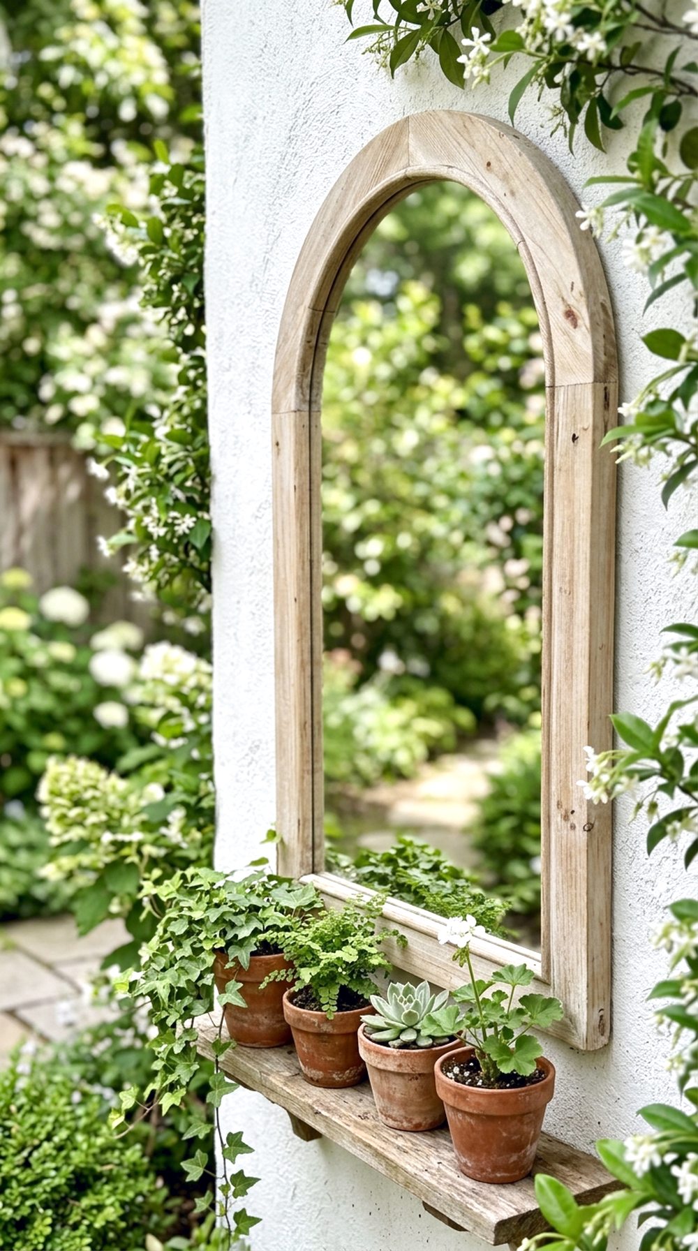 Mirror Garden Wall