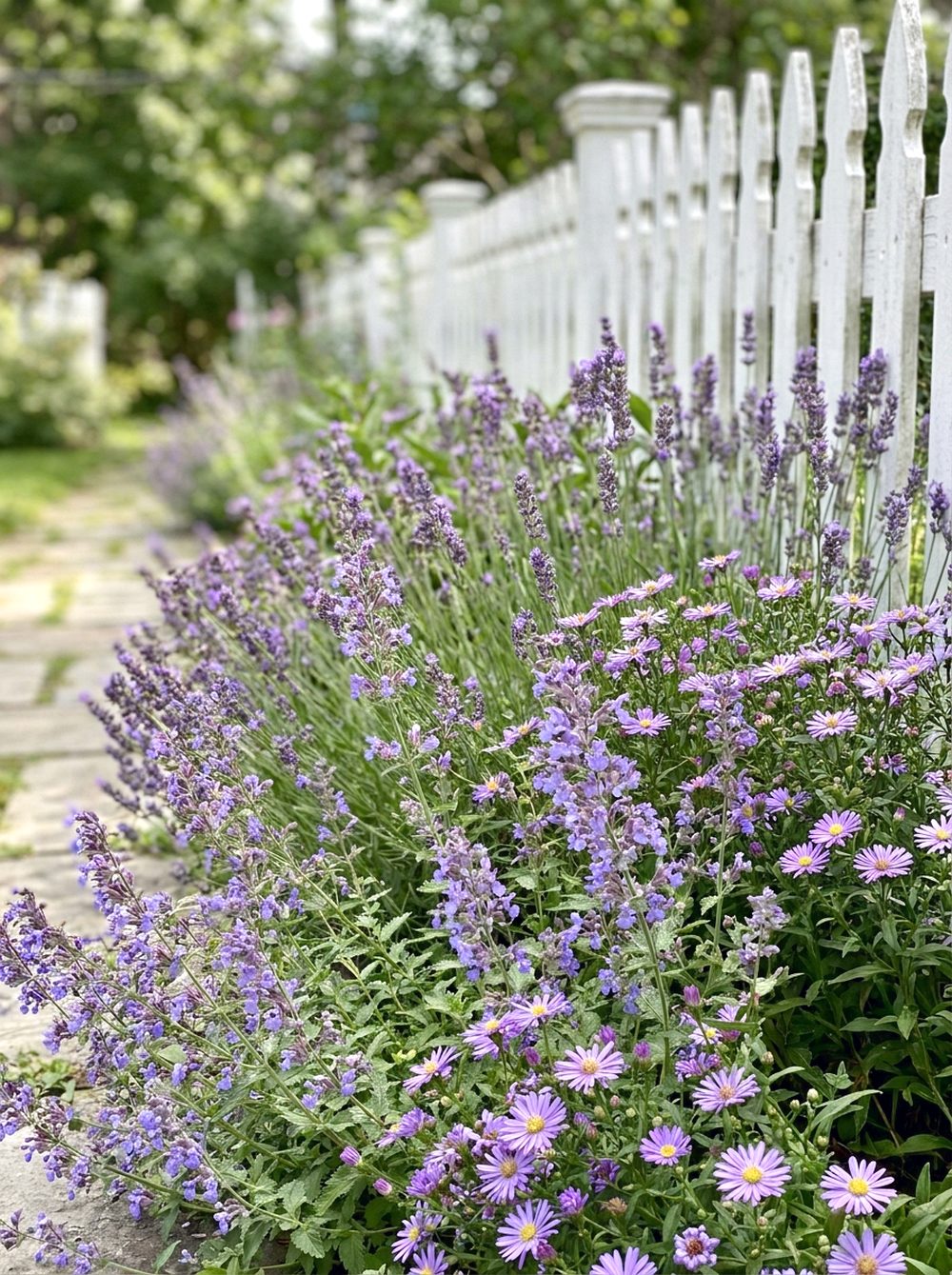 Mixed Purple Cottage Border