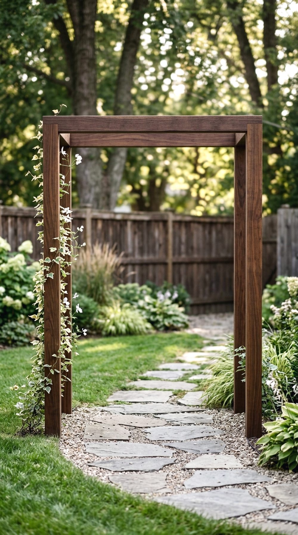 Modern Square Garden Arch