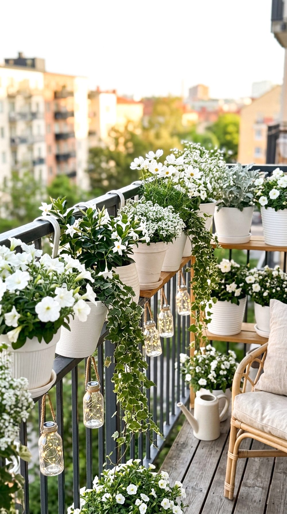 Moon Garden Balcony Pots