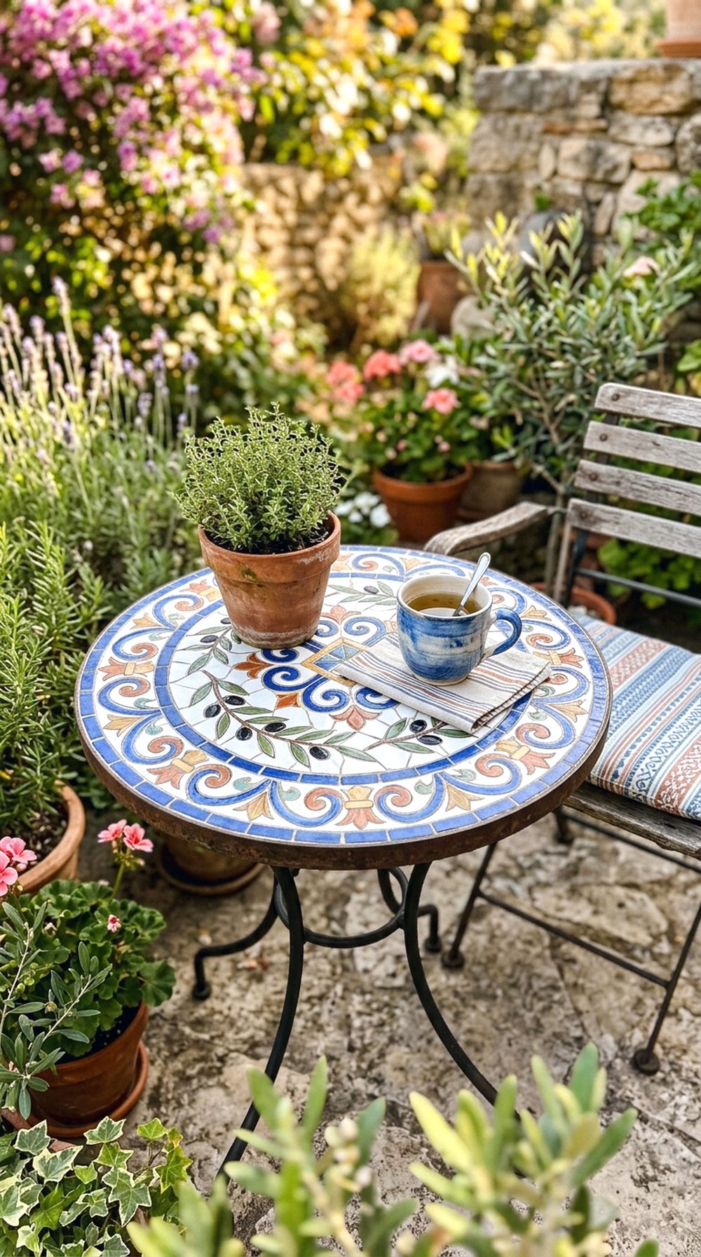 Mosaic Tile Table