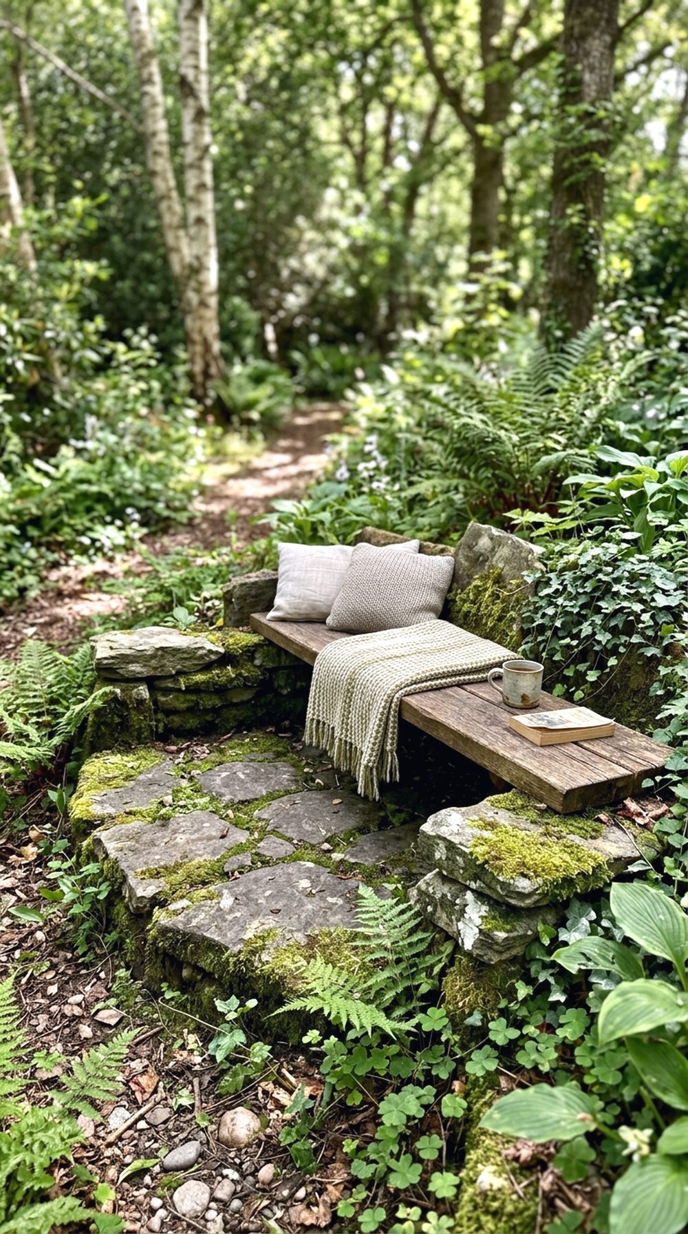 Mossy Stone Seating Spot