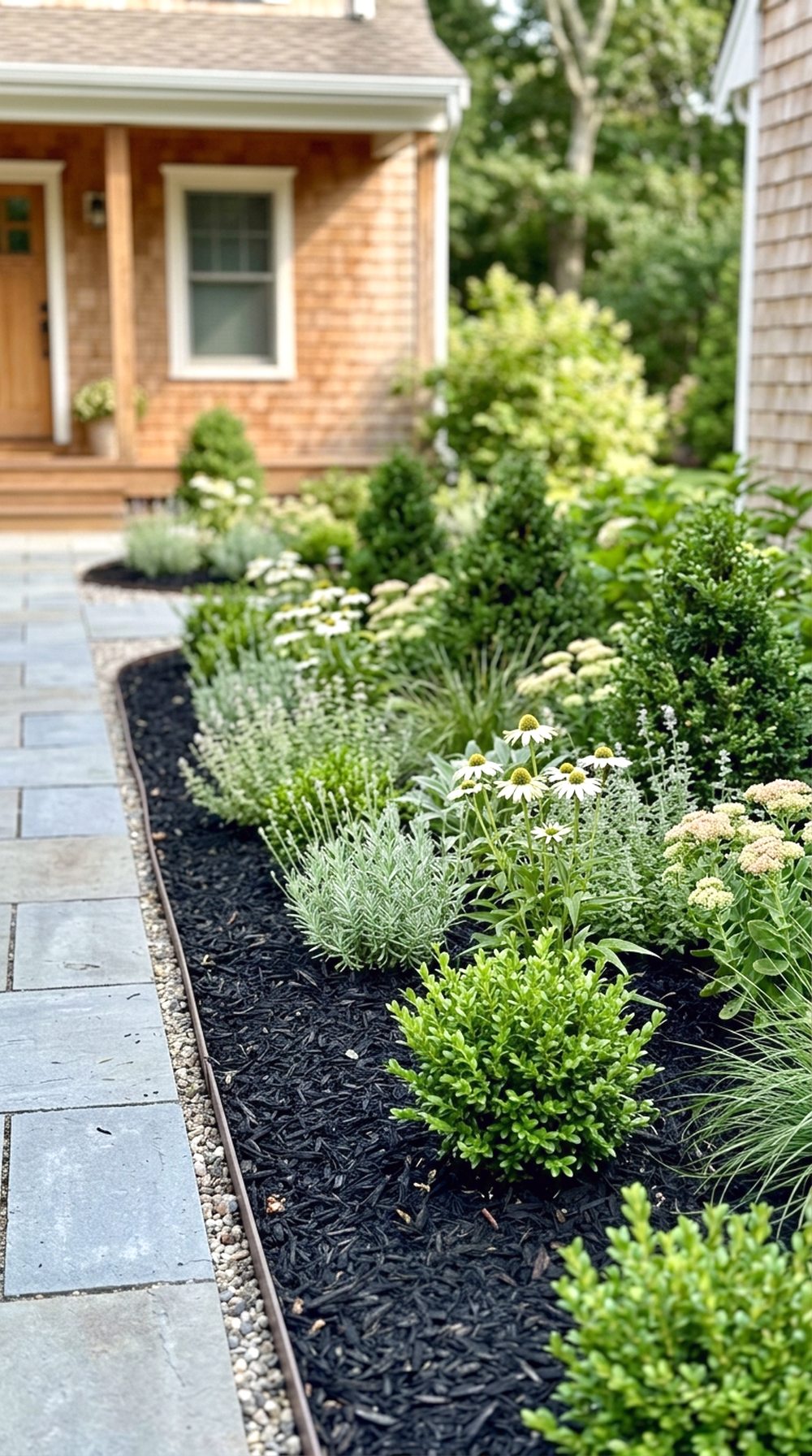 Mulched Flower Bed