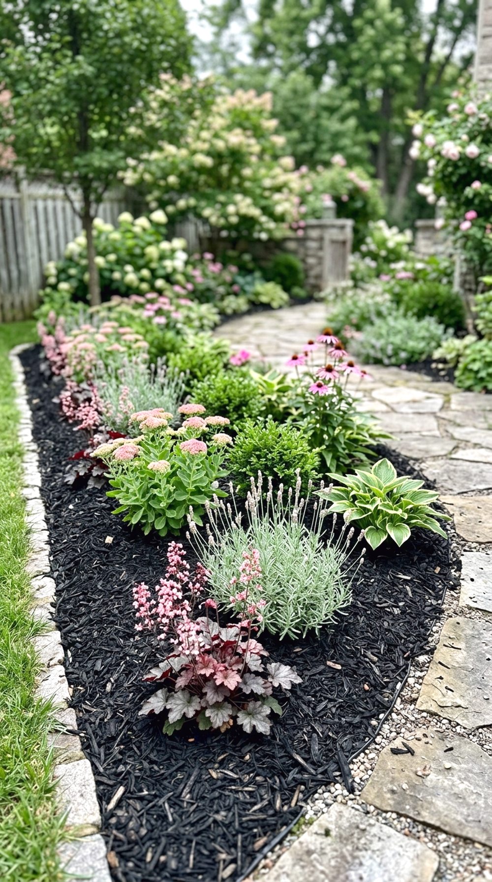 Mulched Flower Border