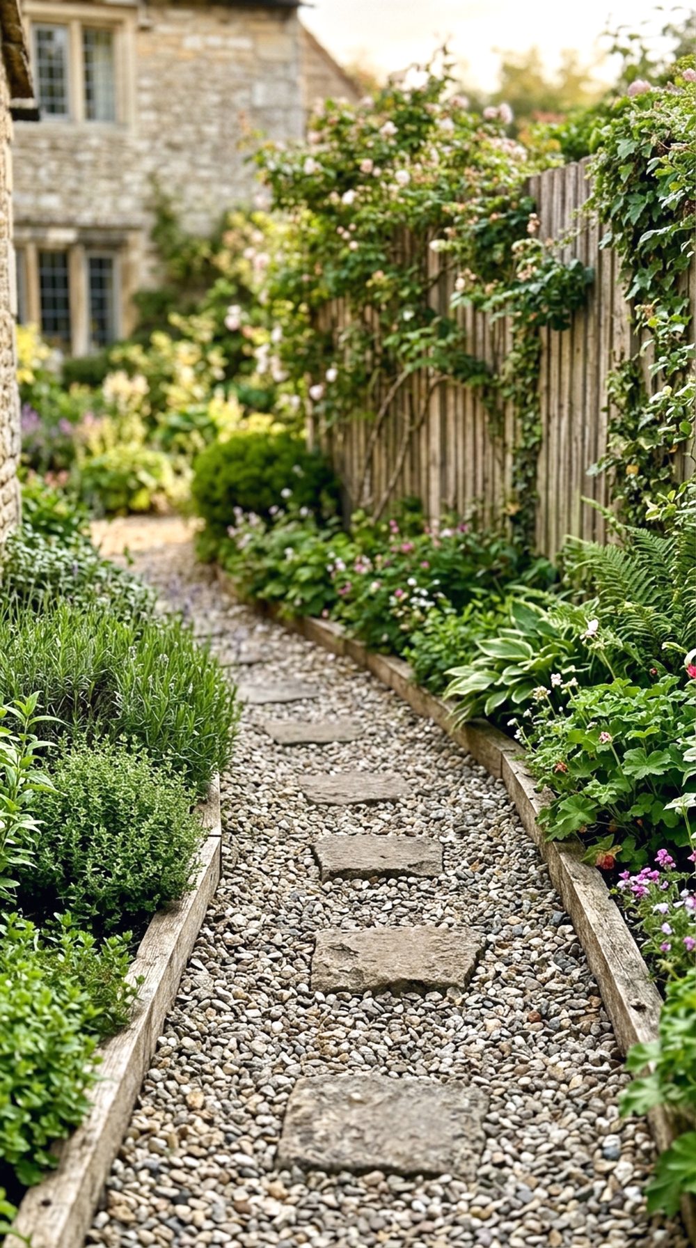 Narrow Gravel Path Garden
