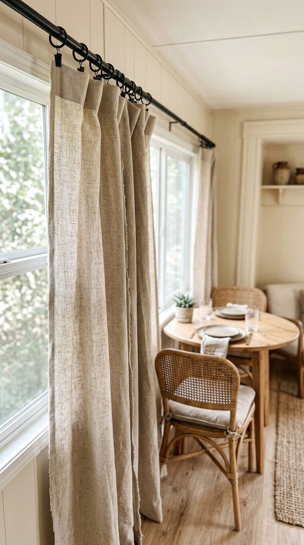 No-Sew Curtain Panels