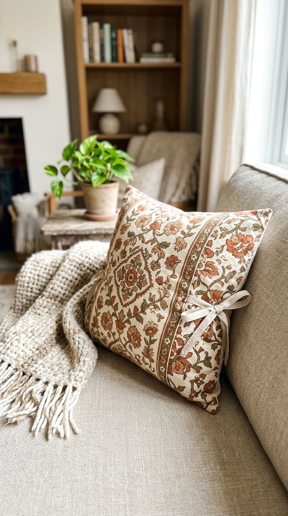 No-Sew Cushion Cover