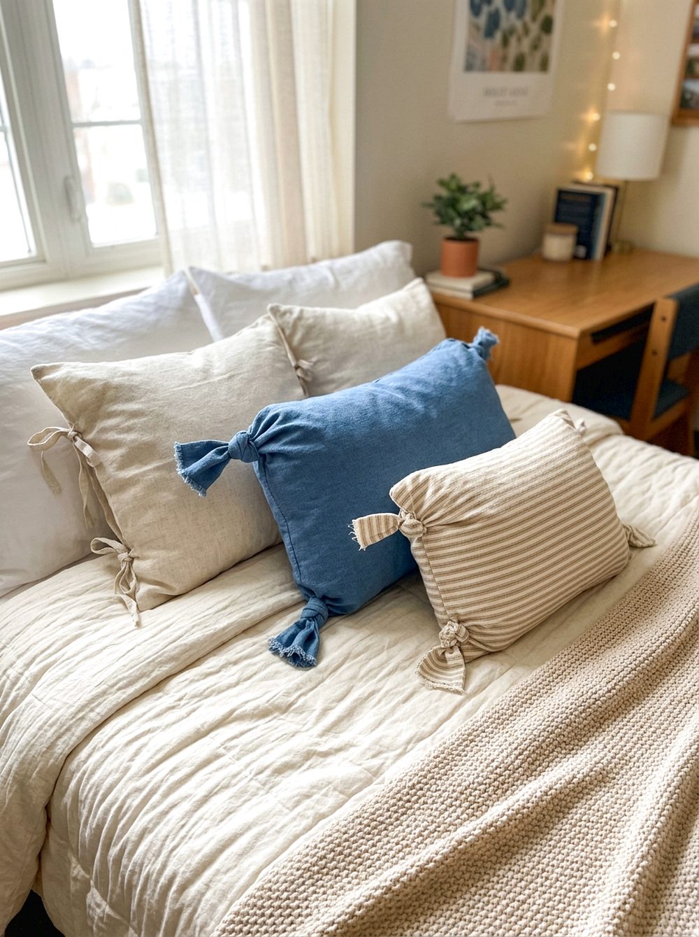 No-Sew Throw Pillow Set