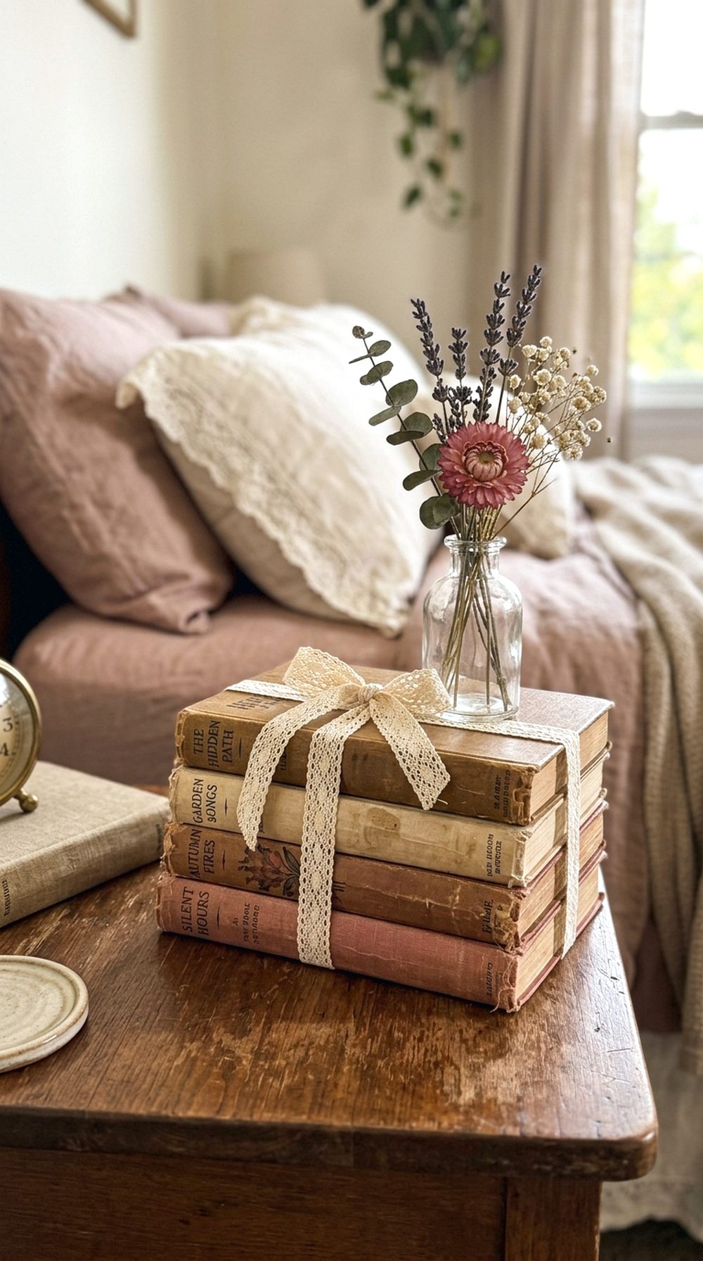 Old Book Stack Decor