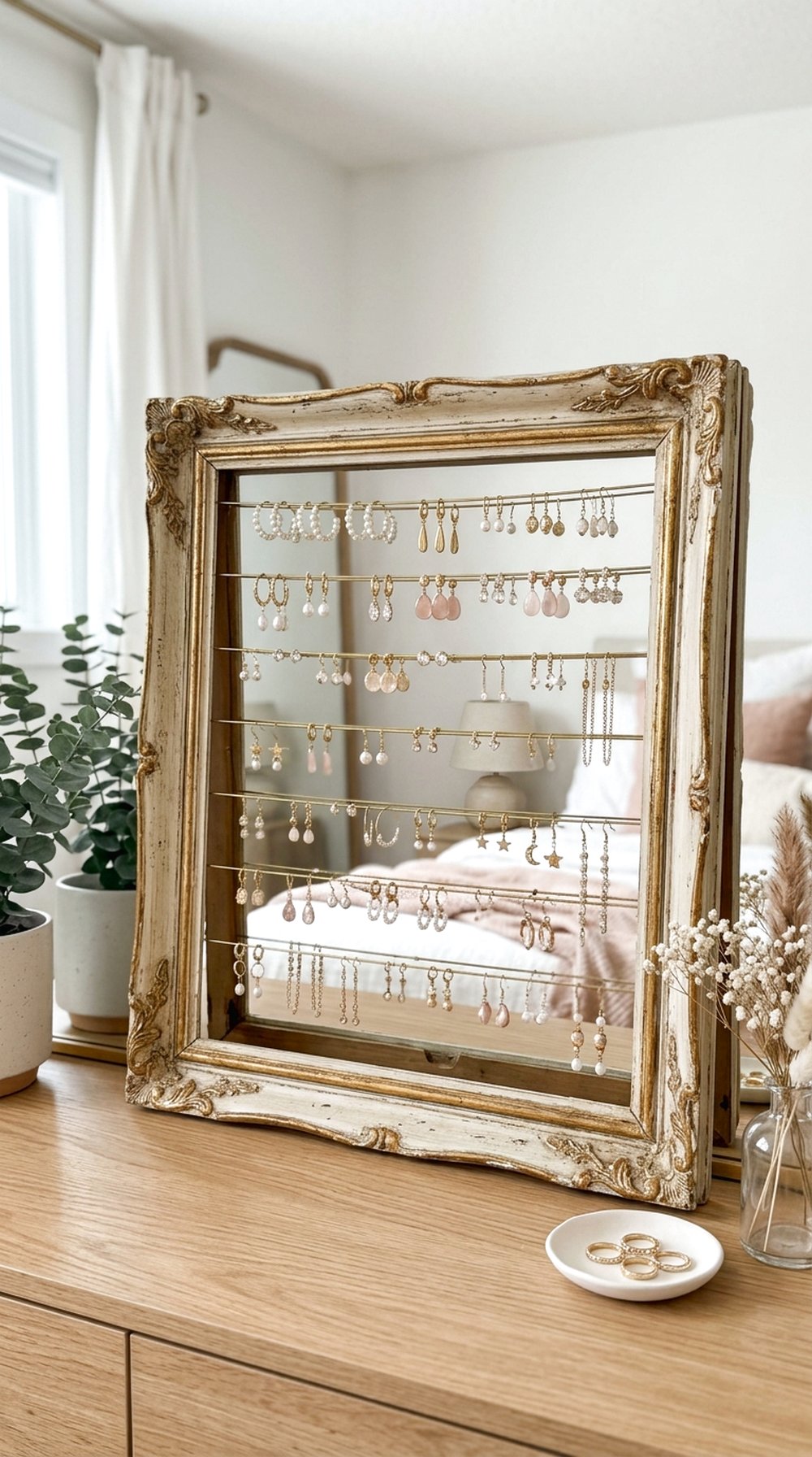 Old Frame Jewelry Display