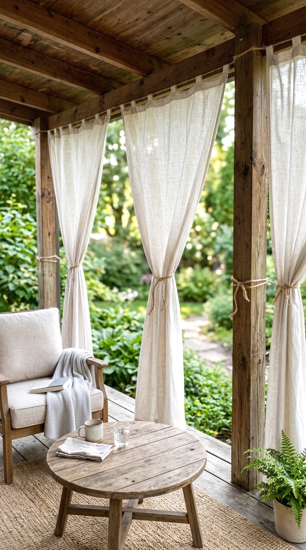 Outdoor Fabric Panel Enclosure