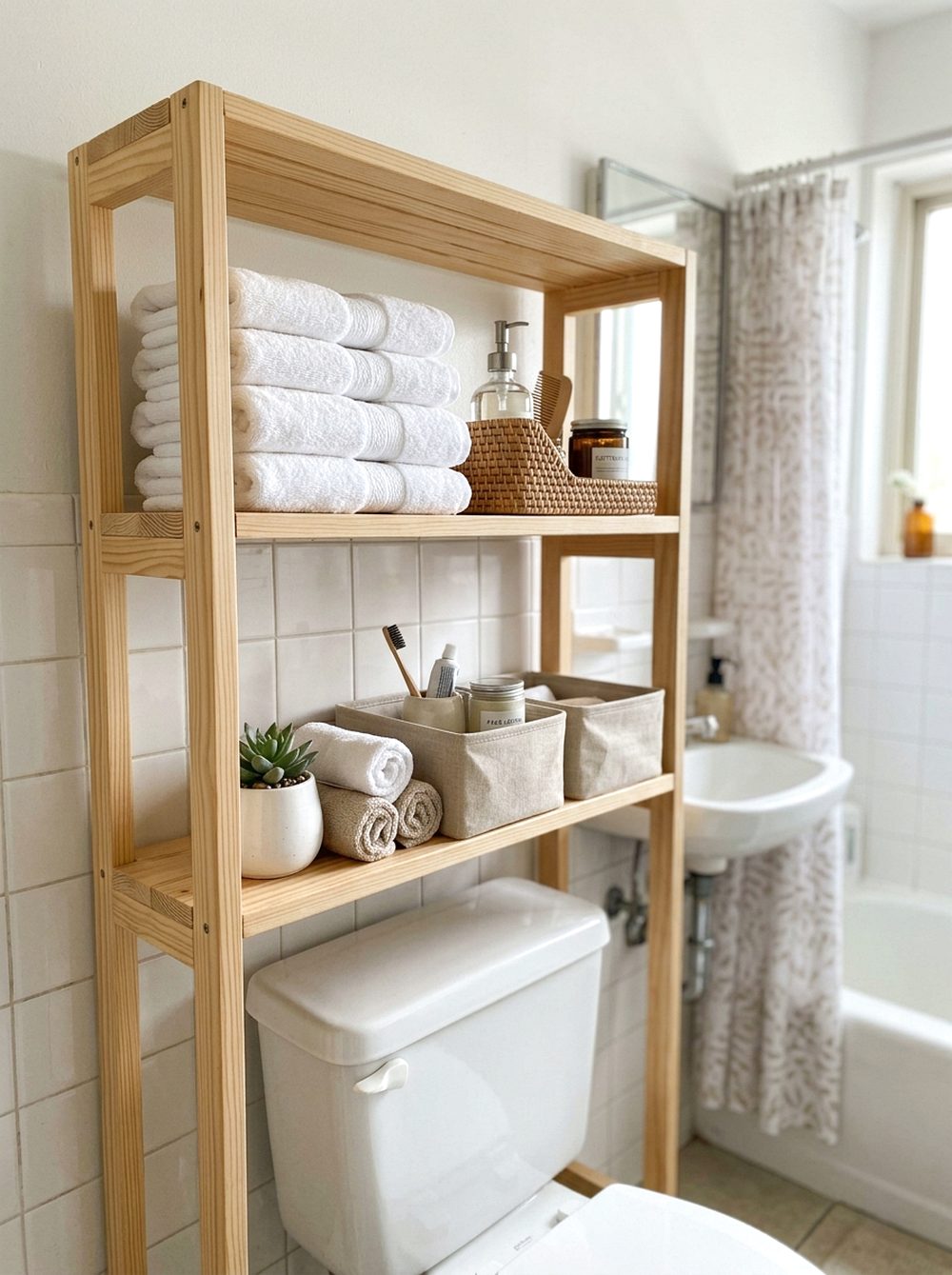 Over-the-Toilet Storage Shelf