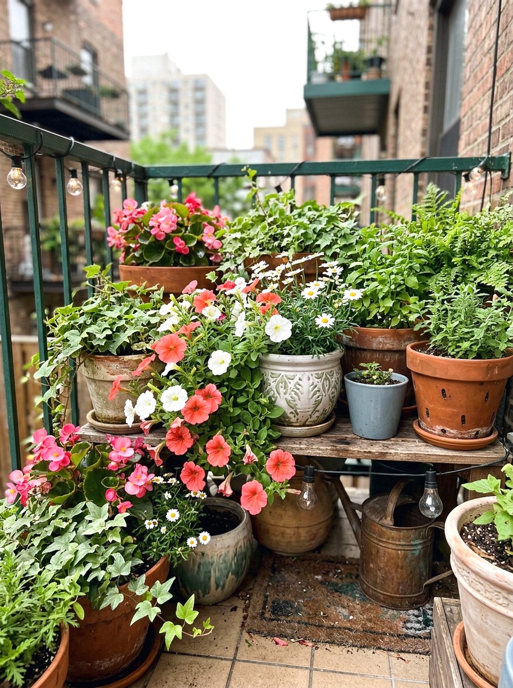 Overflowing Container Garden