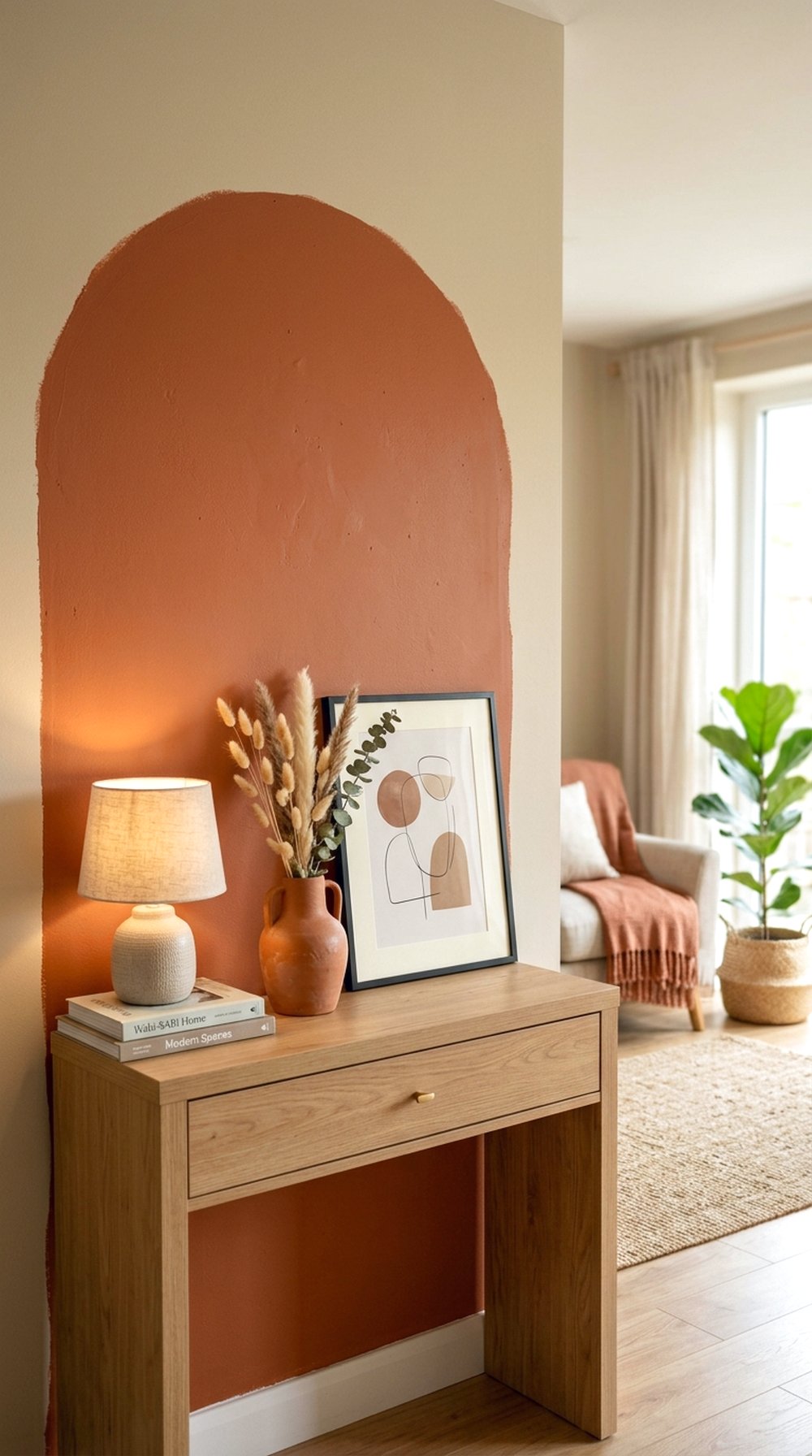 Painted Arch Wall Feature