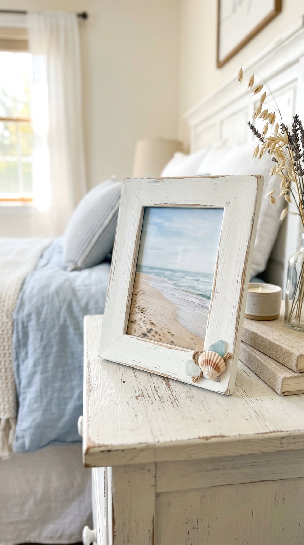 Painted Coastal Picture Frame