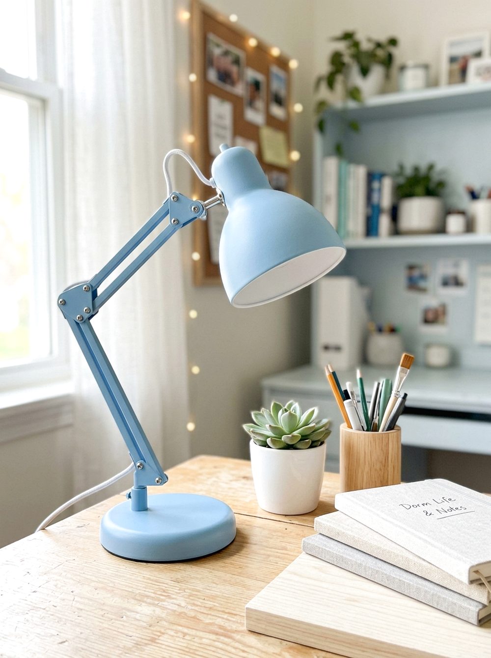 Painted Desk Lamp Makeover