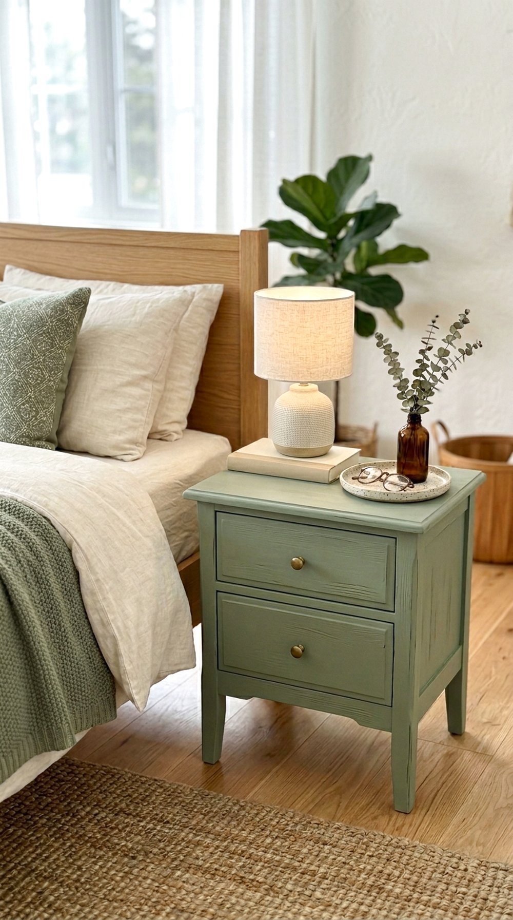 Painted Nightstand Makeover