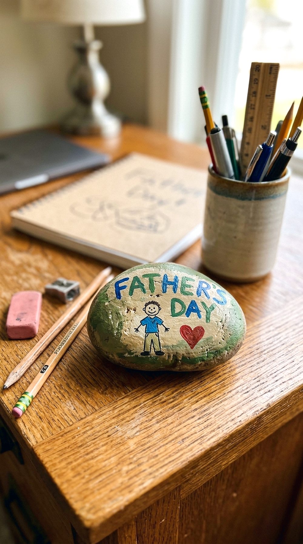 Painted Rock Paperweight