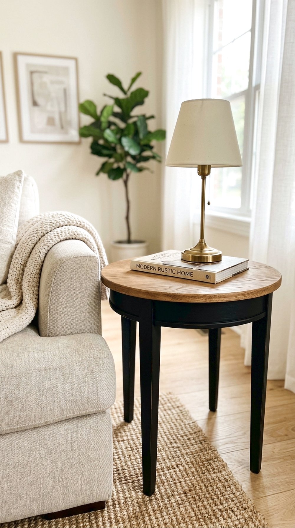Painted Side Table