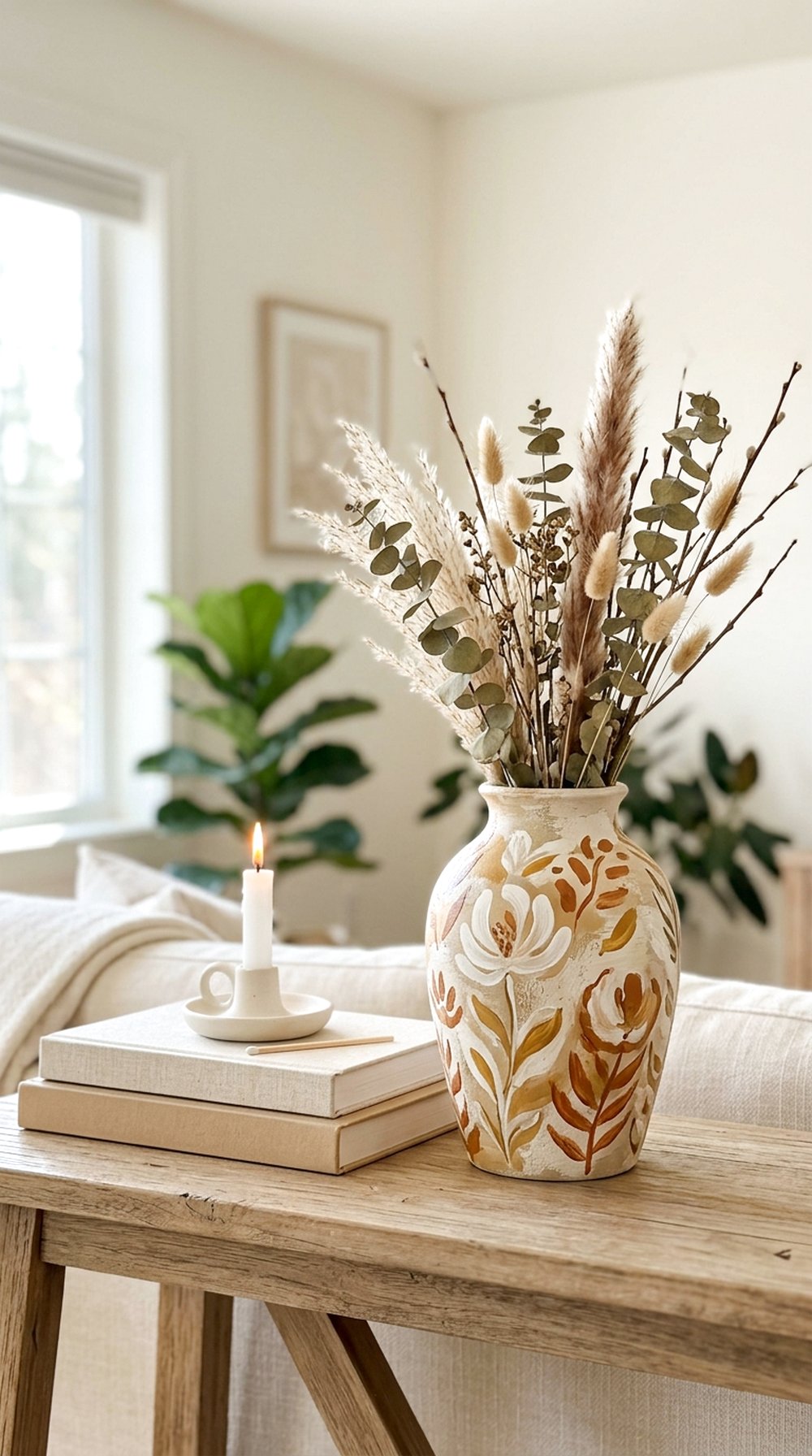 Painted Thrift Store Vase