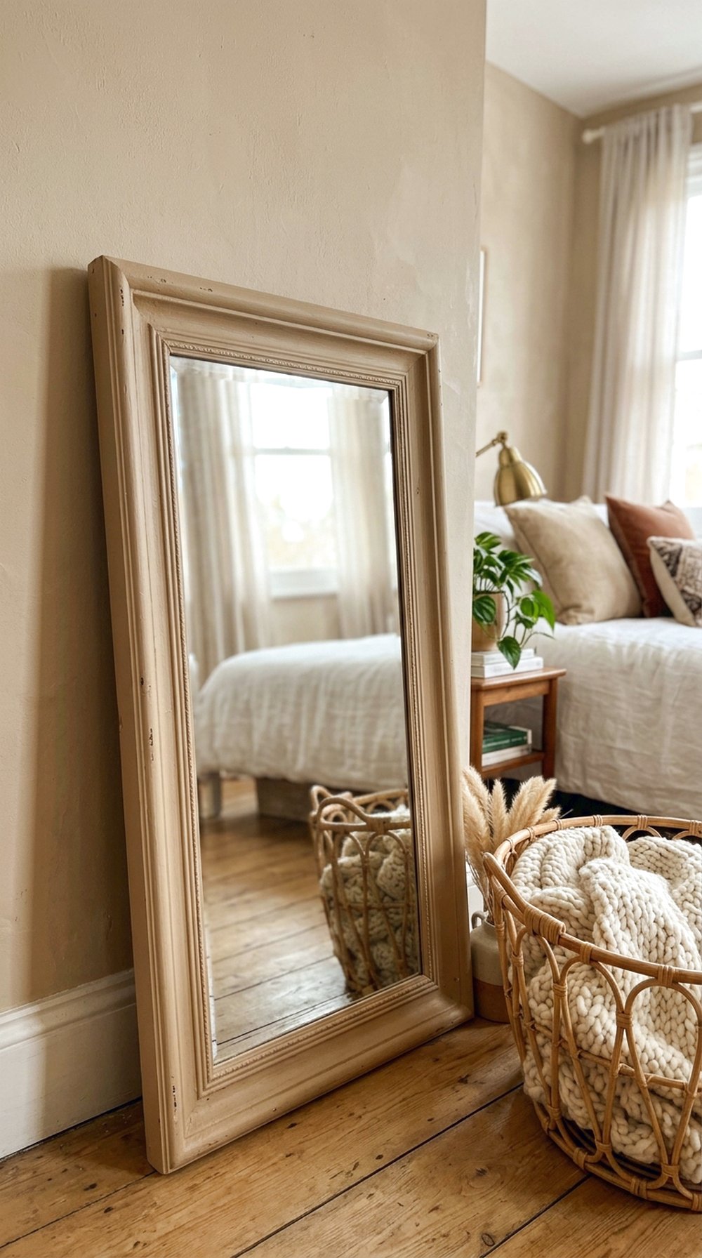 Painted Thrifted Mirror