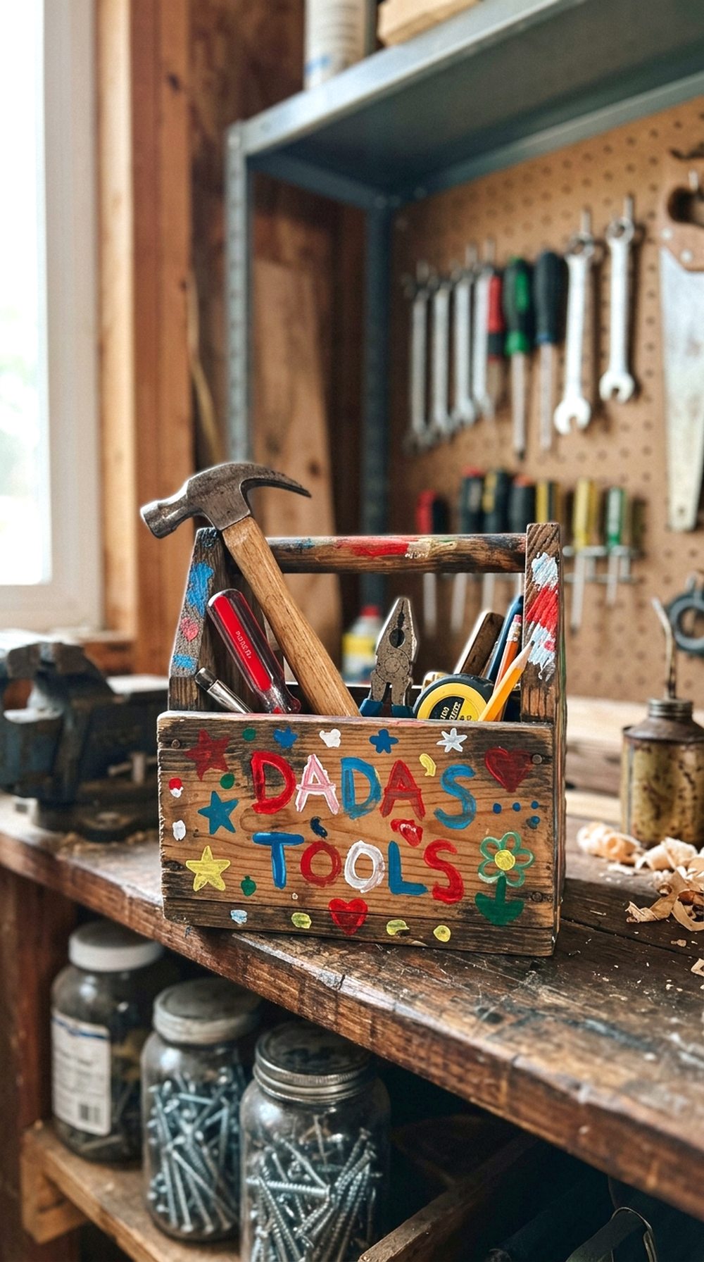 Painted Tool Box