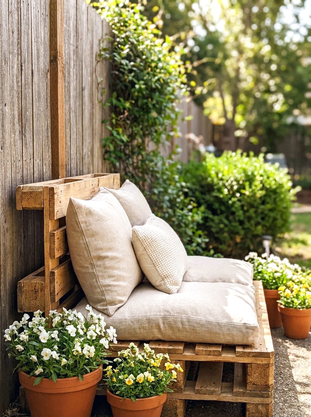 Pallet Garden Bench