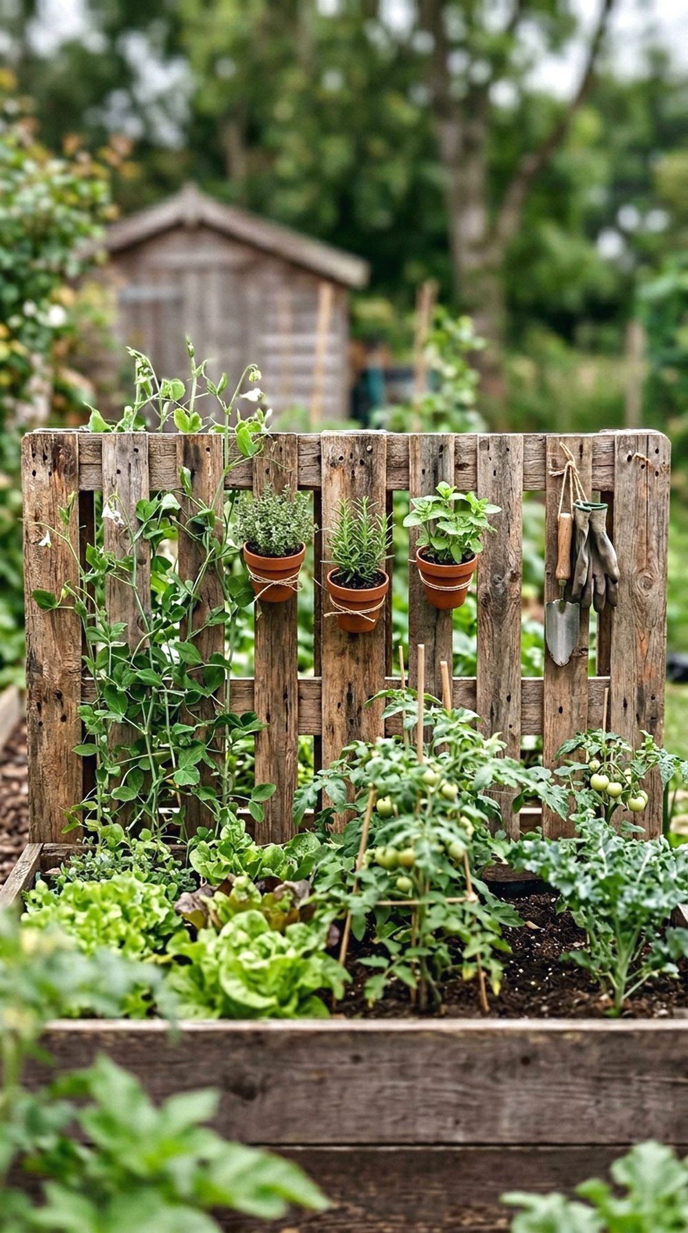 Pallet Garden Fence