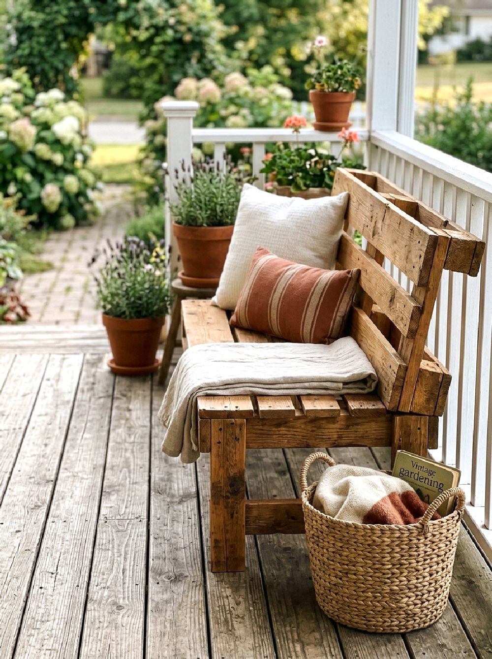 Pallet Outdoor Bench