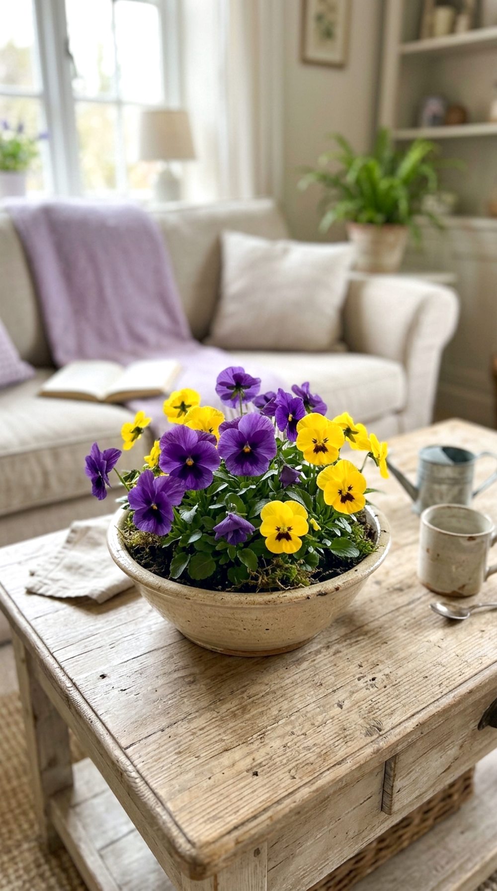Pansy Coffee Table Bowl